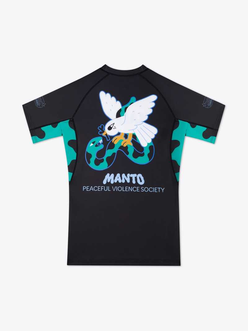 MANTO DOVE RASHGUARD -white